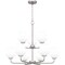 Quoizel Nielson Chandelier 9 Lights Brushed Nickel NIE5028BN - alternate 4